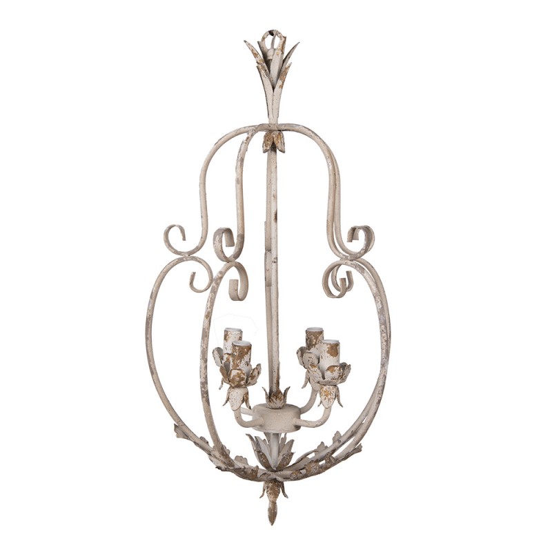 Lampadario sospensione 4 luci “cestino” Clayre & Eef