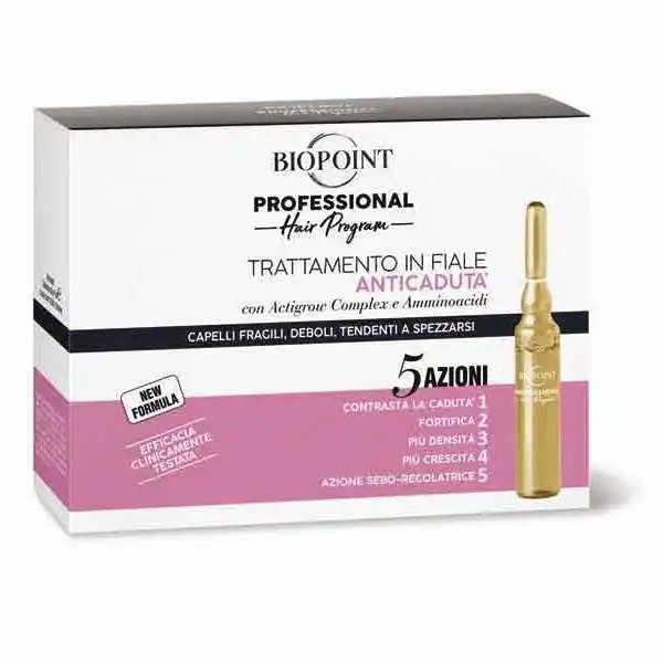 BIOPOINT PROFESSIONAL HAIR PROGRAM FIALE ANTICADUTA DONNA ROSA 10 X 7ML
