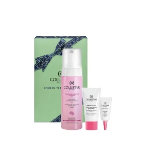 COLLISTAR MOUSSE DETERGENTE LENITIVA 180ML IDROATTIVA CREMA 25ML MINI HYDRO GEL OCCHI 5ML