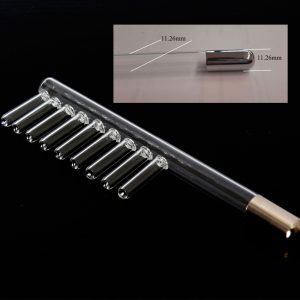 Elettrodi per alta frequenza viso, 4 forme diverse