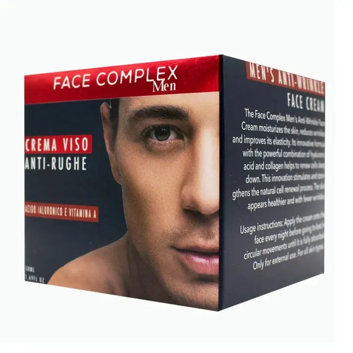 FACE COMPLEX CREMA ANTI RUGHE ACIDO IALURONICO UOMO 50ML