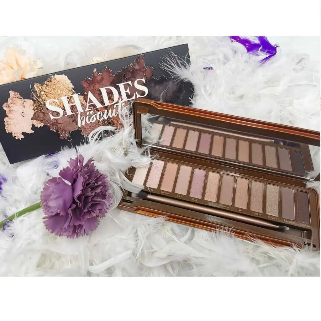 FACE COMPLEX PALETTE 12 OMBRETTI SHADES BISCUITS 1