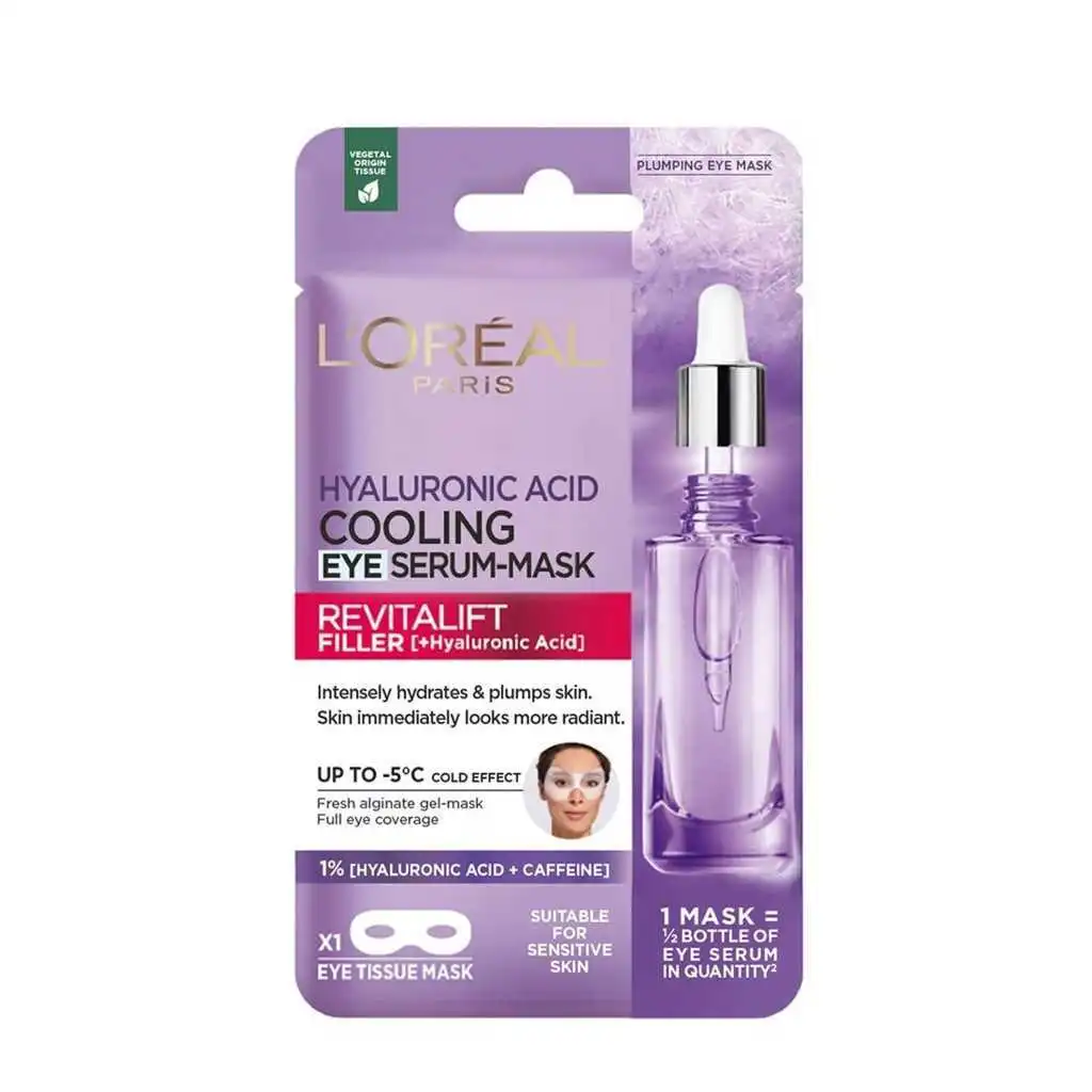 L’OREAL REVITALIFT FILLER MASCHERA SIERO CONTORNO OCCHI 1 PZ