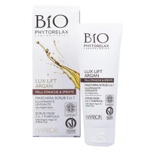 PHYTORELAX LUX LIFT ARGAN MASCHERA SCRUB 2 IN 1 ILLUMINANTE LEVIGANTE 75ML