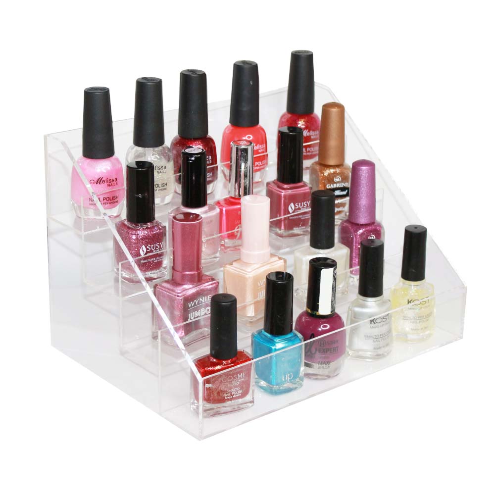 Espositore smalti e gel trasparente