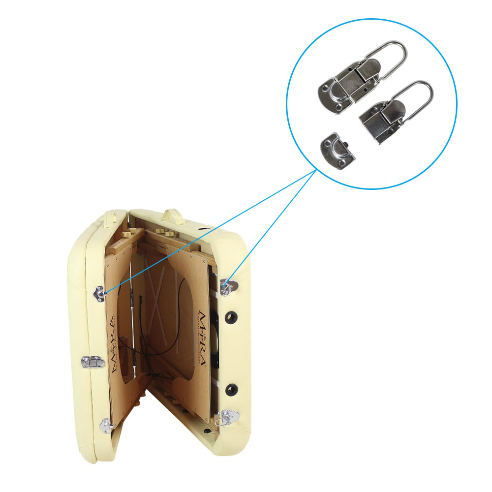 Ganci di apertura e chiusura lettino da massaggio portatile