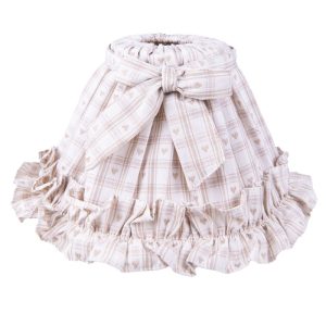 Paralume con cuoricini e fiocchettino Clayre & Eeff Ø 23cm.